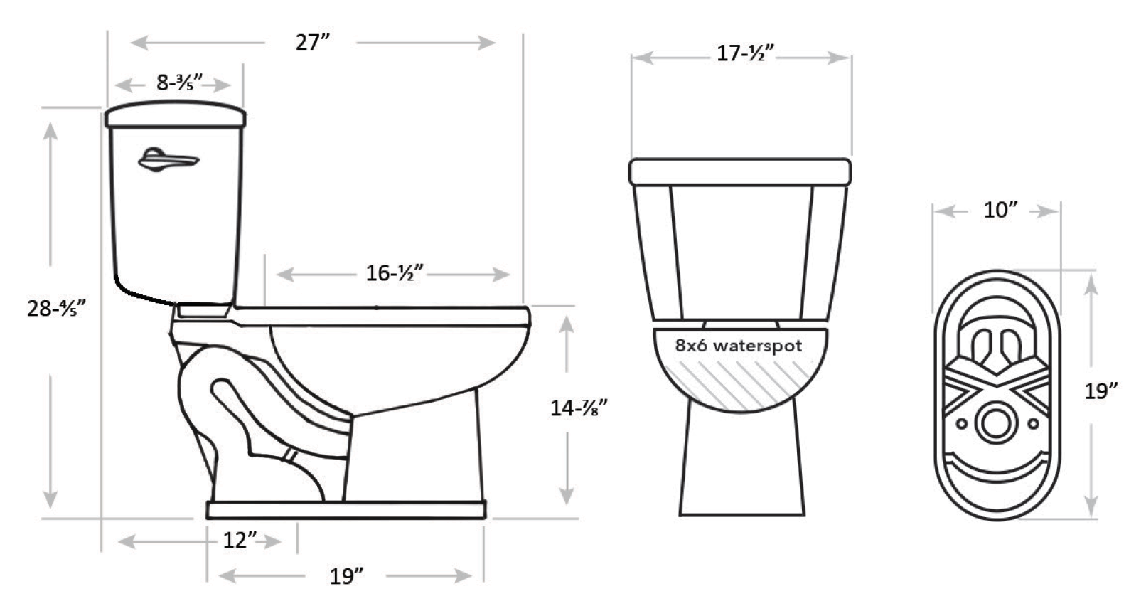 LIBERTY Round Toilet technical info