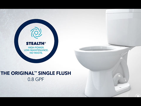 The Original Single Flush .8 GPF Toilet