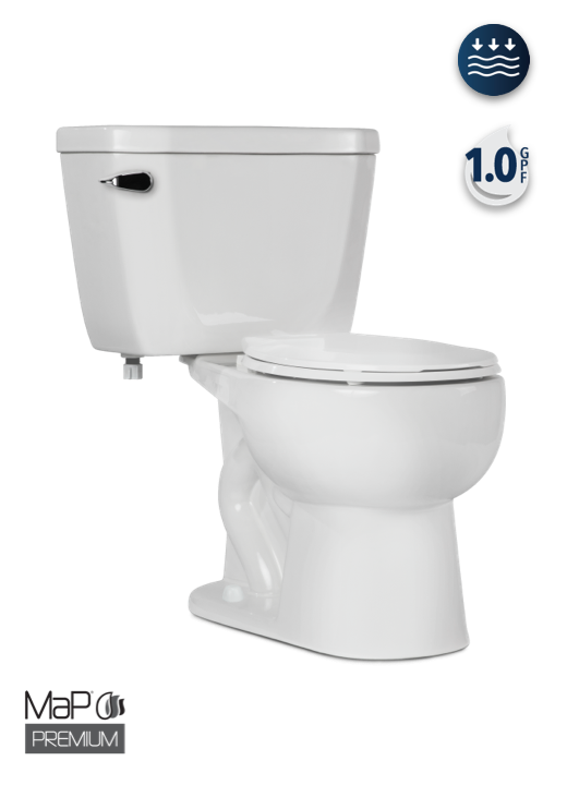 Barron pressure-assist toilet