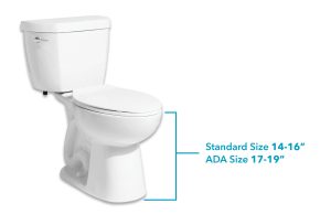 ADA compliant toilet