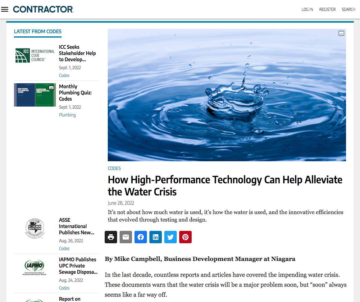 How High-Performance Technology Can Help Alleviate the Water Crisis