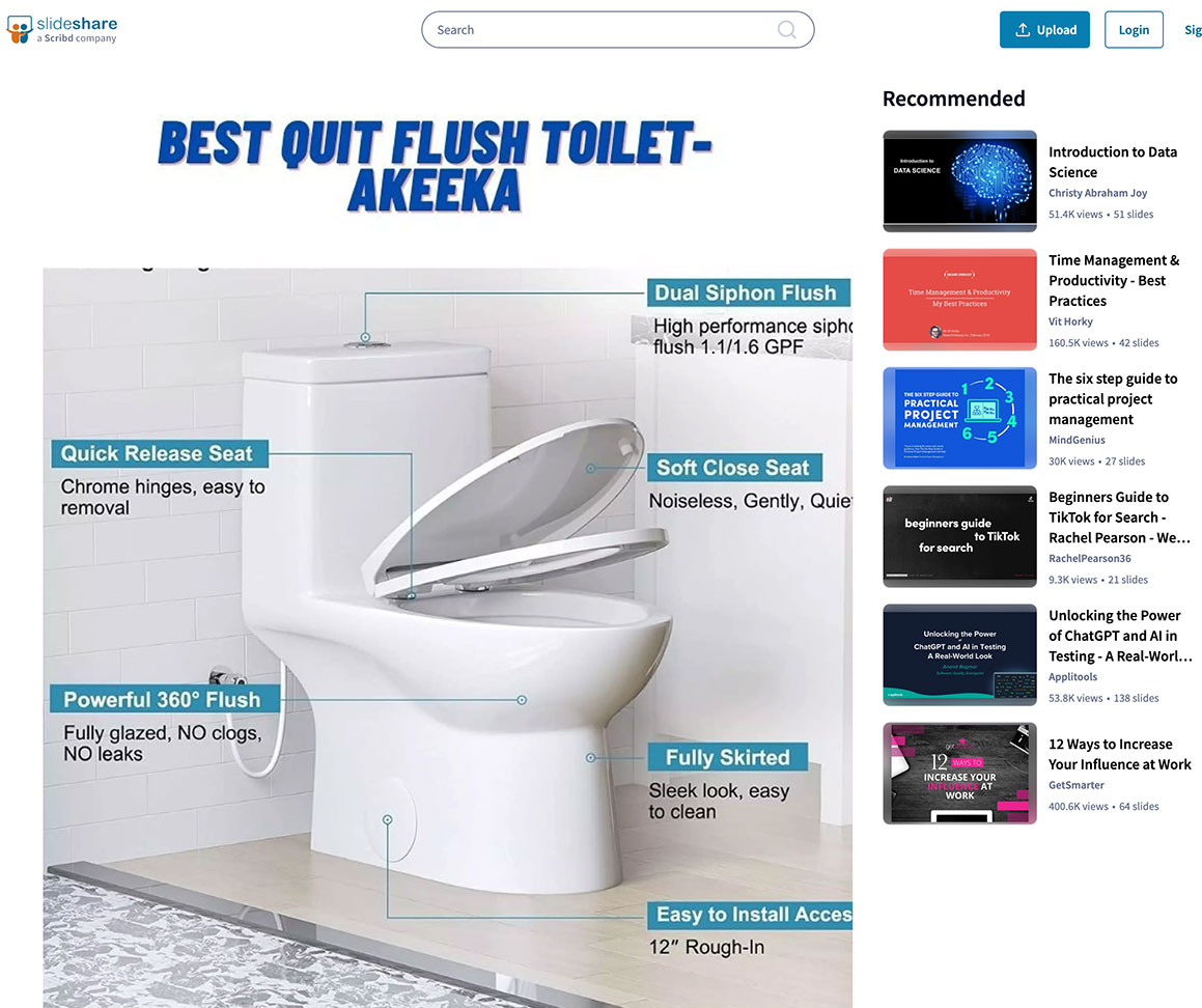 Best Quit Flush Toilet - Akeeka