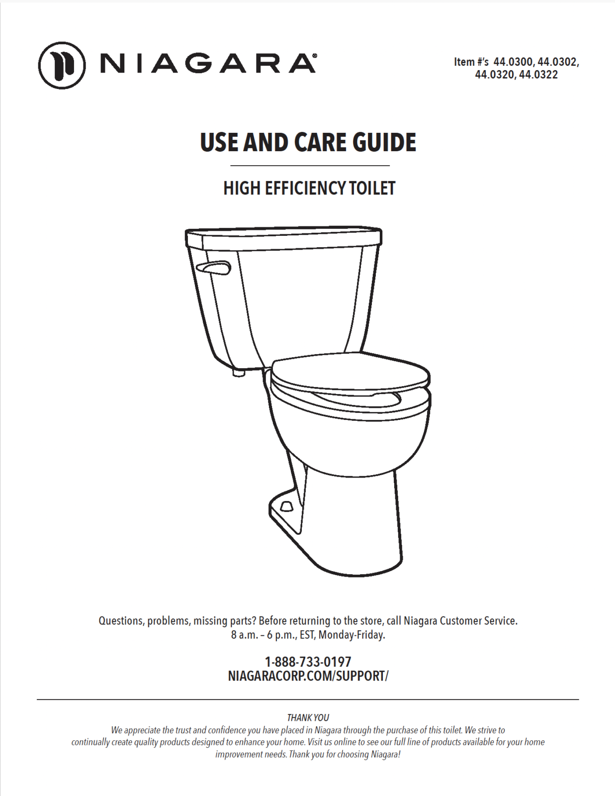 BARRON<sup>®</sup> 1.0 GPF 10″ Rough-In Elongated ADA Height Toilet